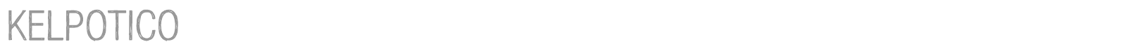 Kelpotico font preview